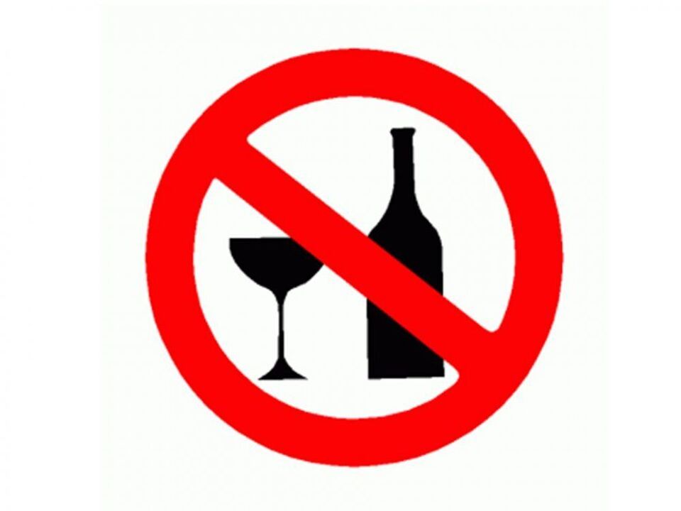alcohol vermijden voor prostatitis